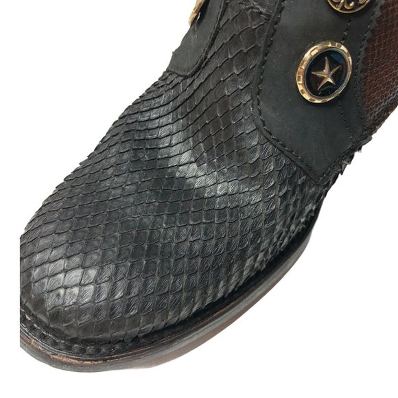 Cuadra High Heel Booties Python Skin Size 7 - Picture 7 of 10